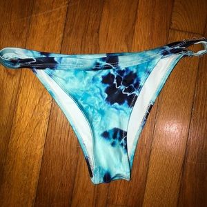 Blue bikini bottoms